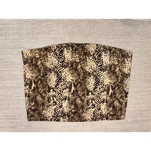 •Silence + Noise• Snake Tube Top